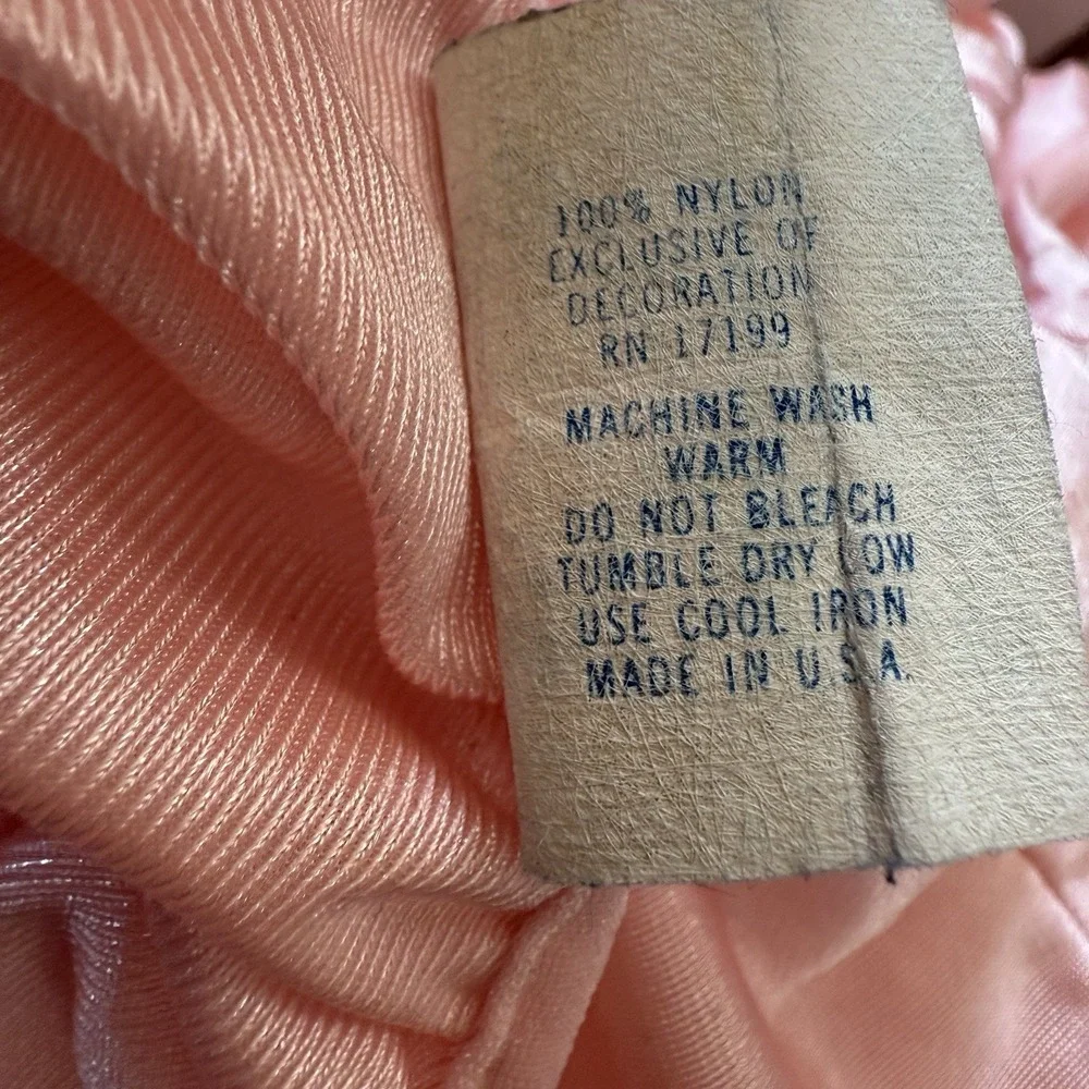 Vintage Womens 3X Undercover Wear Long Nightgown Pink Peek A Boo‎ Band Sexy USA